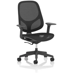 Tutti Mesh Medium Back Task Operator Office Chair with Arms