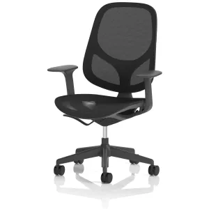 Tutti Mesh Medium Back Task Operator Office Chair with Arms