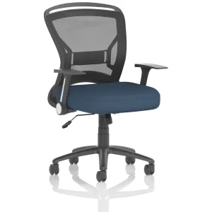 Zeus Medium Mesh Back Task Operator Office Chair with Folding Arms