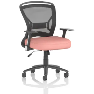 Zeus Medium Mesh Back Task Operator Office Chair with Folding Arms