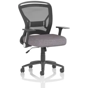Zeus Medium Mesh Back Task Operator Office Chair with Folding Arms