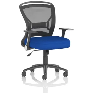 Zeus Medium Mesh Back Task Operator Office Chair with Folding Arms
