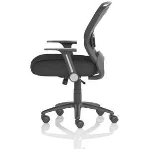 Zeus Medium Mesh Back Task Operator Office Chair with Folding Arms