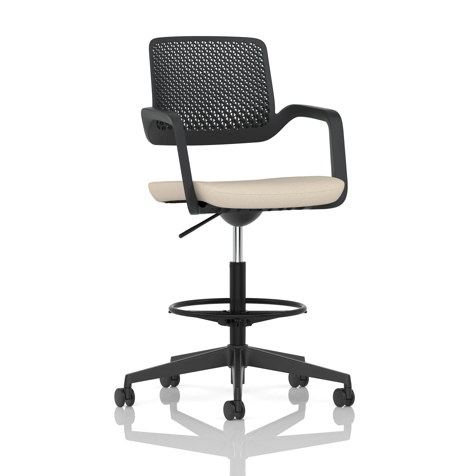 Cosmo Hi Rise Draughtsman Chair with Adjustable Footrest