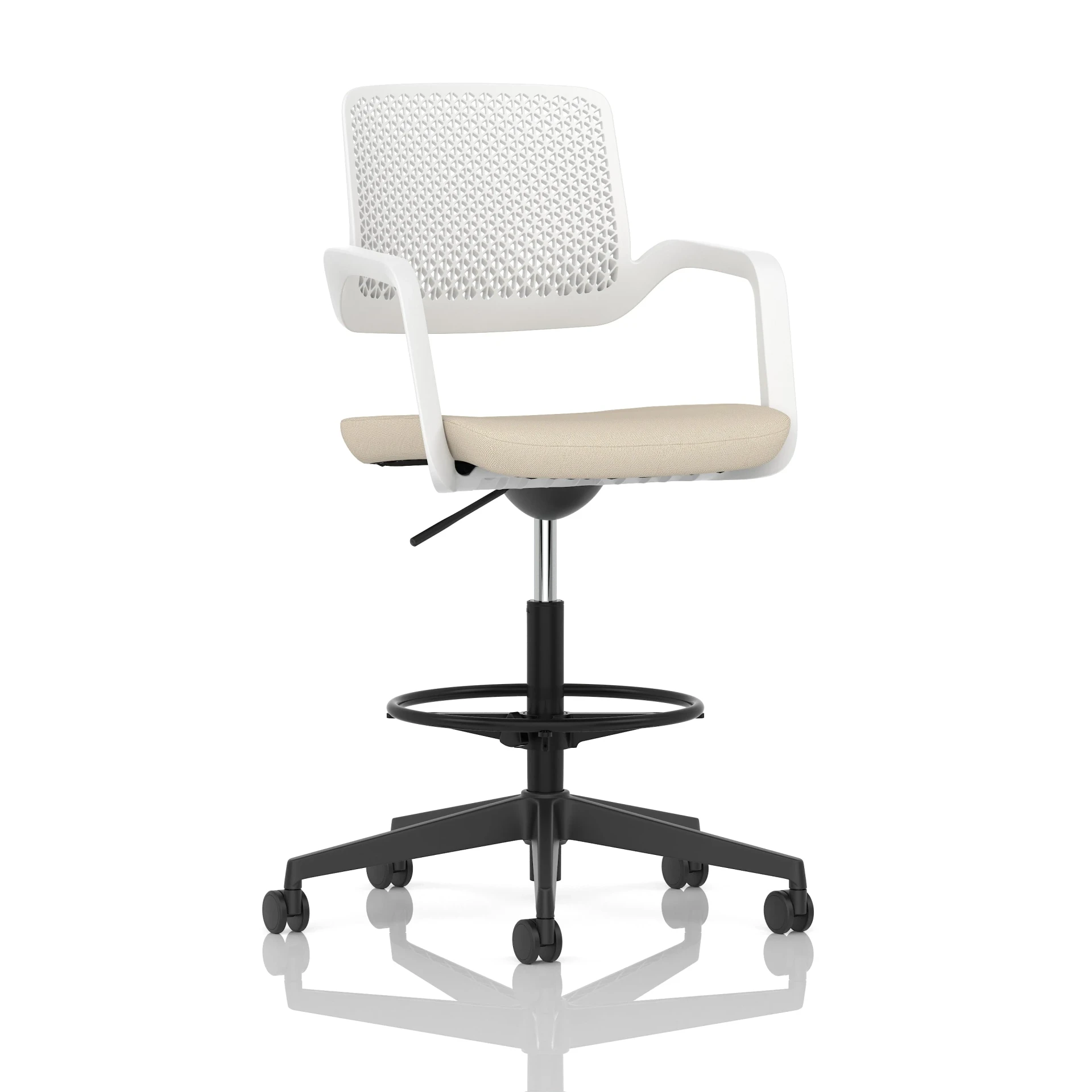 Cosmo Hi Rise Draughtsman Chair with Adjustable Footrest