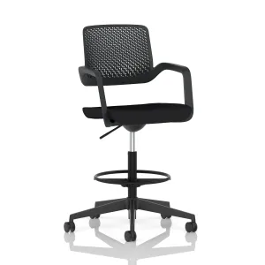 Cosmo Hi Rise Draughtsman Chair with Adjustable Footrest
