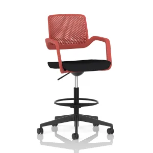 Cosmo Hi Rise Draughtsman Chair with Adjustable Footrest