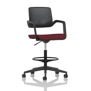 Cosmo Hi Rise Draughtsman Chair with Adjustable Footrest