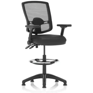 Eclipse Plus Deluxe Extra Large Mesh Back Draughtsman Chair