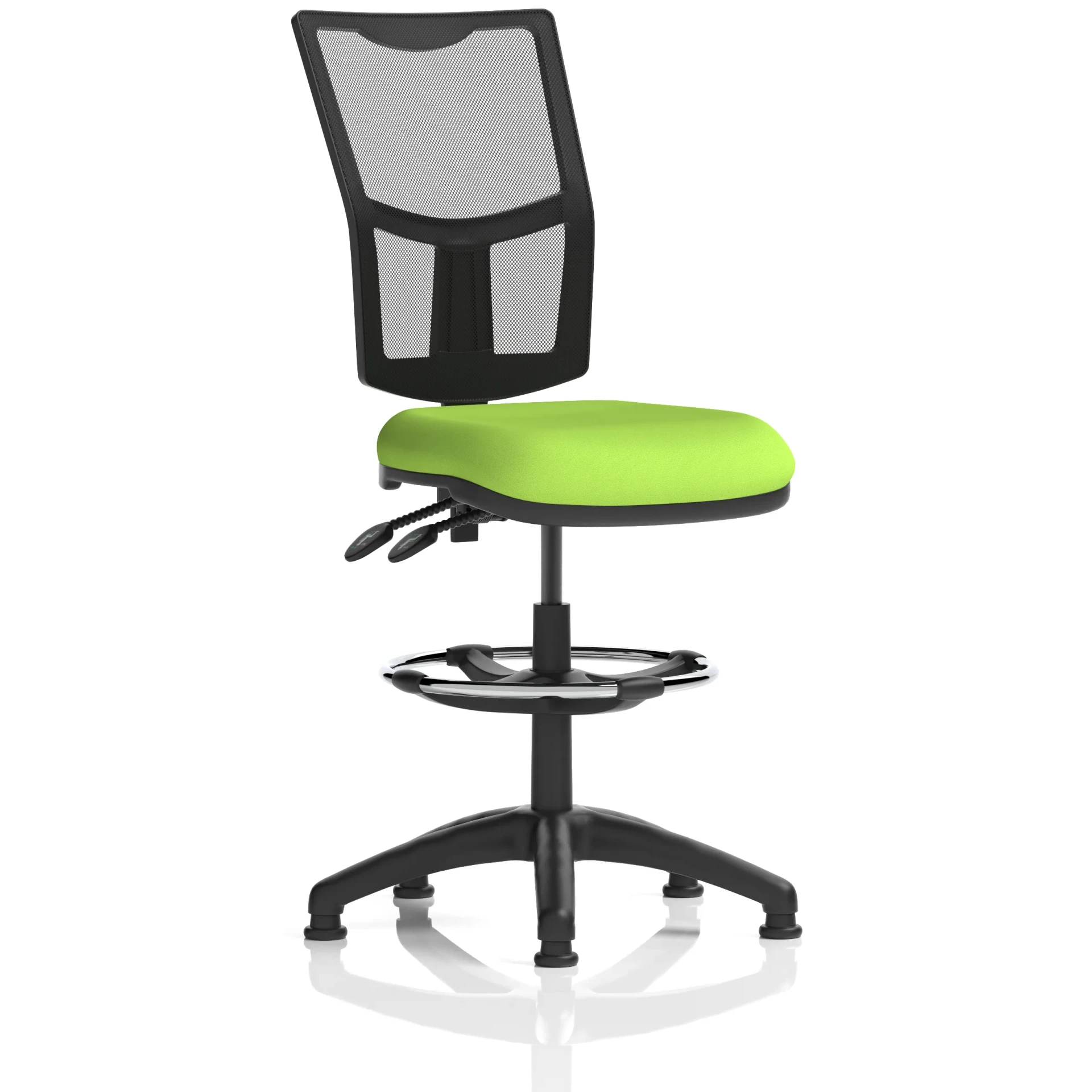 Eclipse Plus Medium Mesh Back Draughtsman Chair with Waterfall Seat