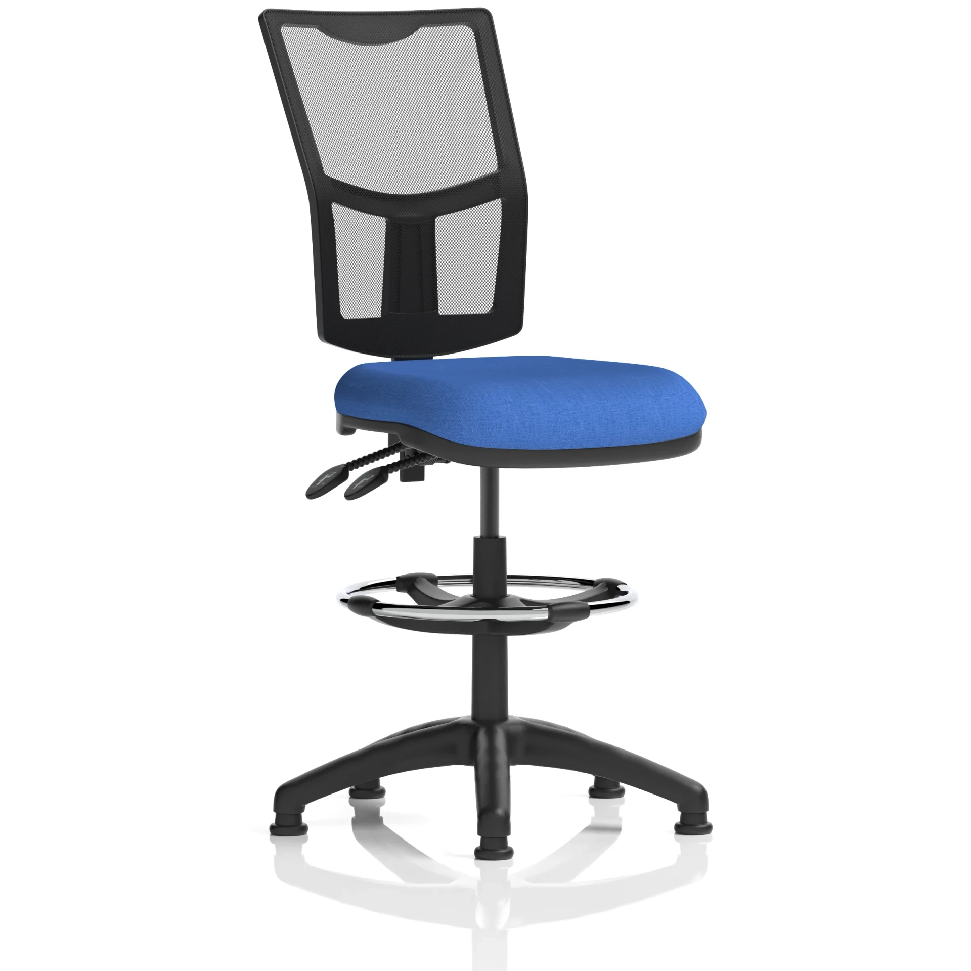 Eclipse Plus Medium Mesh Back Draughtsman Chair with Waterfall Seat