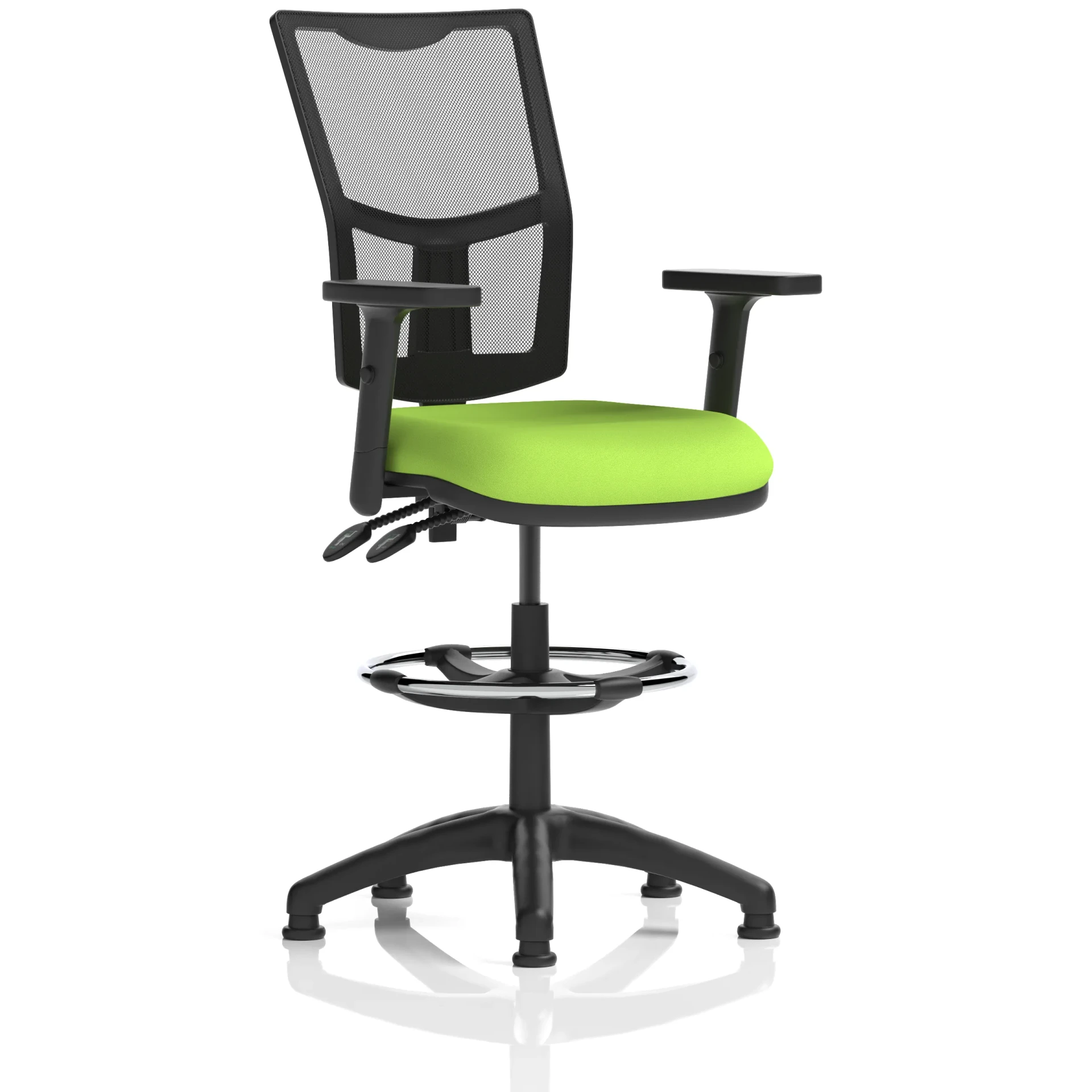 Eclipse Plus Medium Mesh Back Draughtsman Chair with Waterfall Seat