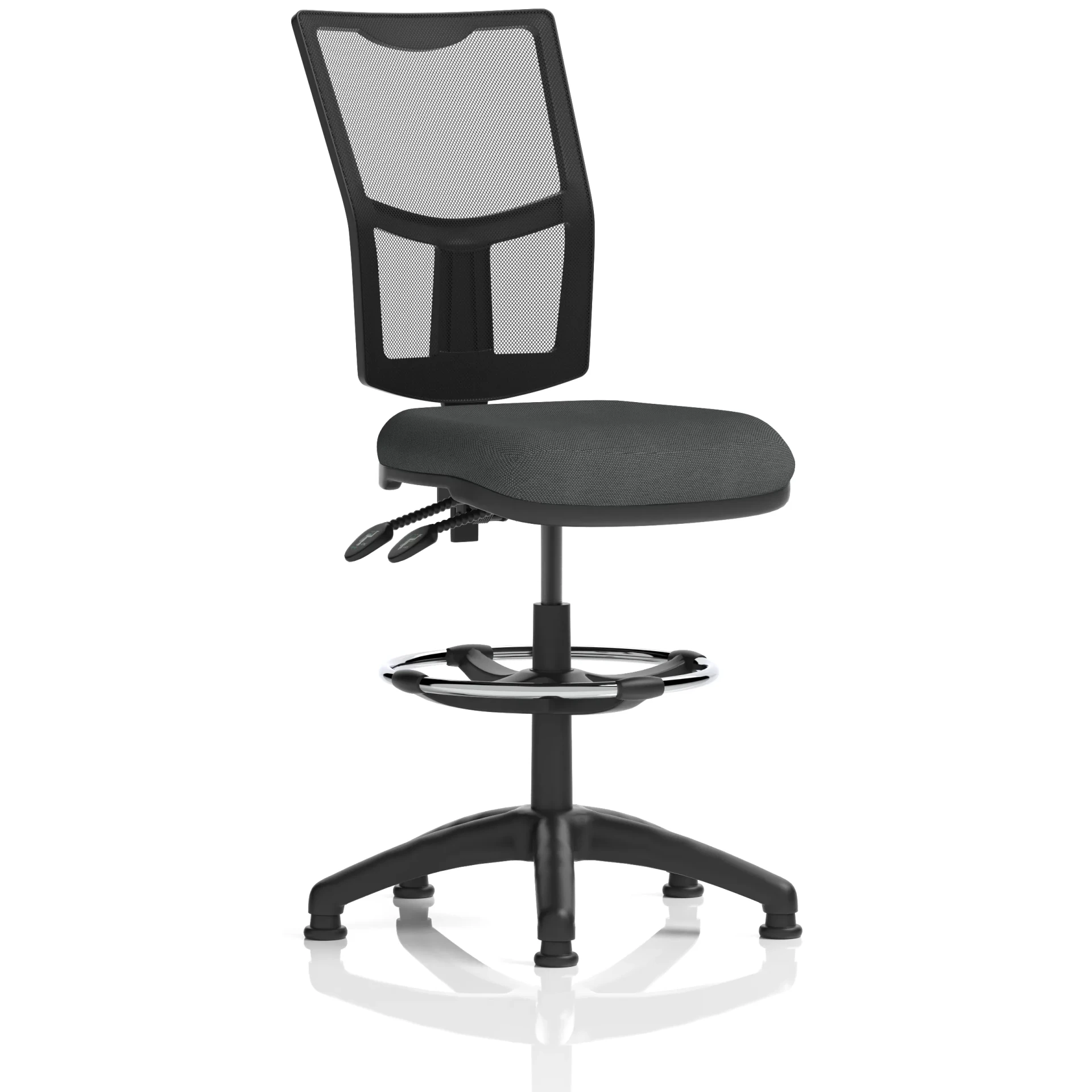 Eclipse Plus Medium Mesh Back Draughtsman Chair with Waterfall Seat