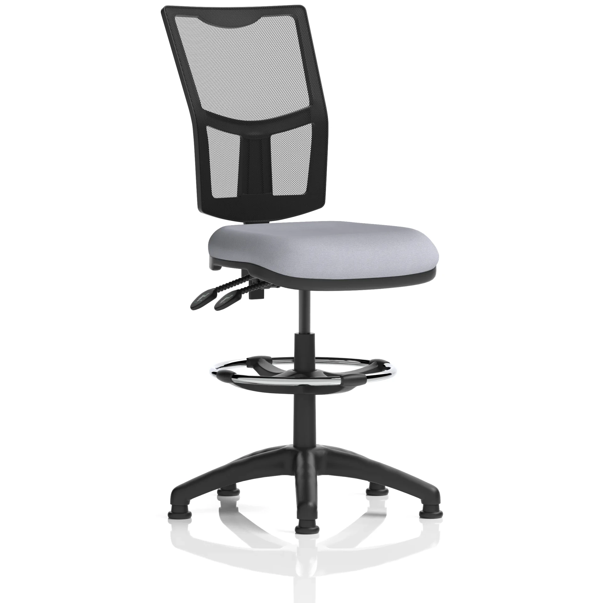 Eclipse Plus Medium Mesh Back Draughtsman Chair with Waterfall Seat