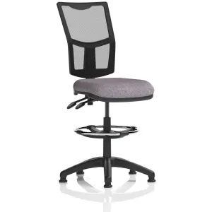 Eclipse Plus Medium Mesh Back Draughtsman Chair with Waterfall Seat