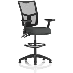 Eclipse Plus Medium Mesh Back Draughtsman Chair with Waterfall Seat