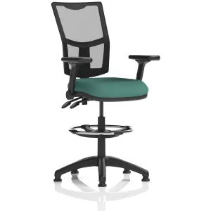 Eclipse Plus Medium Mesh Back Draughtsman Chair with Waterfall Seat