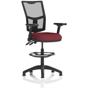 Eclipse Plus Medium Mesh Back Draughtsman Chair with Waterfall Seat