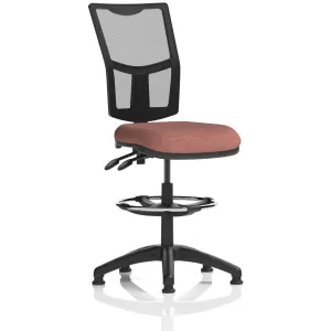 Eclipse Plus Medium Mesh Back Draughtsman Chair with Waterfall Seat