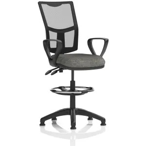Eclipse Plus Medium Mesh Back Draughtsman Chair with Waterfall Seat