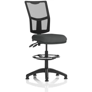 Eclipse Plus Medium Mesh Back Draughtsman Chair with Waterfall Seat