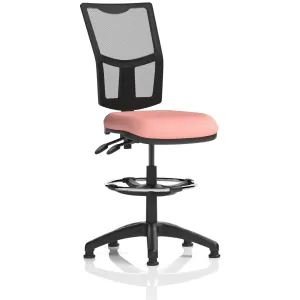 Eclipse Plus Medium Mesh Back Draughtsman Chair with Waterfall Seat