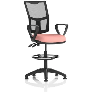 Eclipse Plus Medium Mesh Back Draughtsman Chair with Waterfall Seat