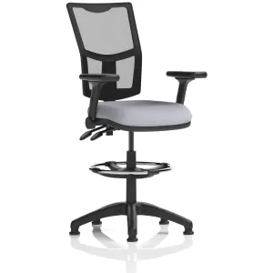 Eclipse Plus Medium Mesh Back Draughtsman Chair with Waterfall Seat