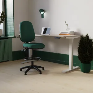 Eclipse Plus Task Operator Office Chair with Hi Rise Draughtsman Kit