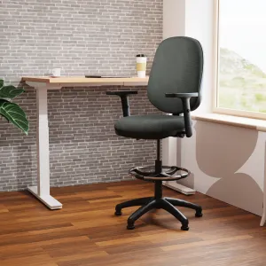 Eclipse Plus Task Operator Office Chair with Hi Rise Draughtsman Kit