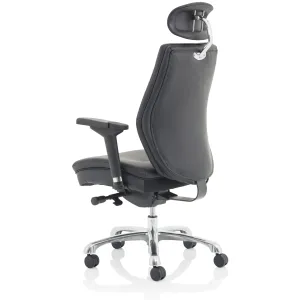 Domino High Back Ergonomic 24 Hour Posture Office Chair with Headrest