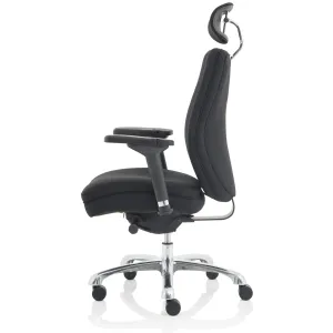 Domino High Back Ergonomic 24 Hour Posture Office Chair with Headrest