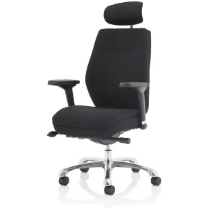 Domino High Back Ergonomic 24 Hour Posture Office Chair with Headrest