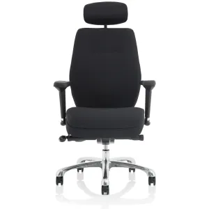 Domino High Back Ergonomic 24 Hour Posture Office Chair with Headrest