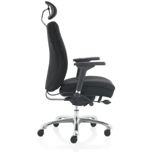 Domino High Back Ergonomic 24 Hour Posture Office Chair with Headrest