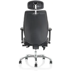 Domino High Back Ergonomic 24 Hour Posture Office Chair with Headrest