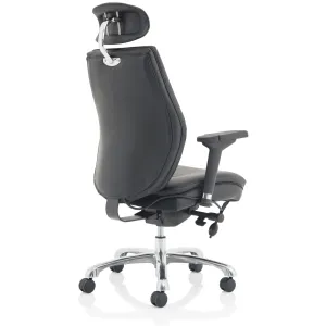 Domino High Back Ergonomic 24 Hour Posture Office Chair with Headrest