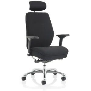 Domino High Back Ergonomic 24 Hour Posture Office Chair with Headrest