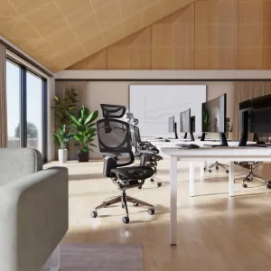 Ergo Click Plus High Back Ergonomic Posture Office Chair with Arms and Headrest
