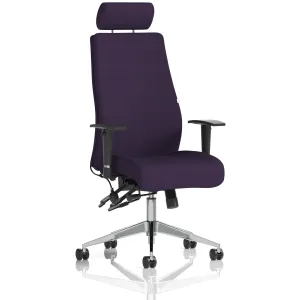 Onyx High Back Ergonomic Posture Office Chair with Adjustable Arms