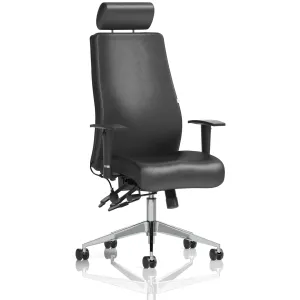 Onyx High Back Ergonomic Posture Office Chair with Adjustable Arms