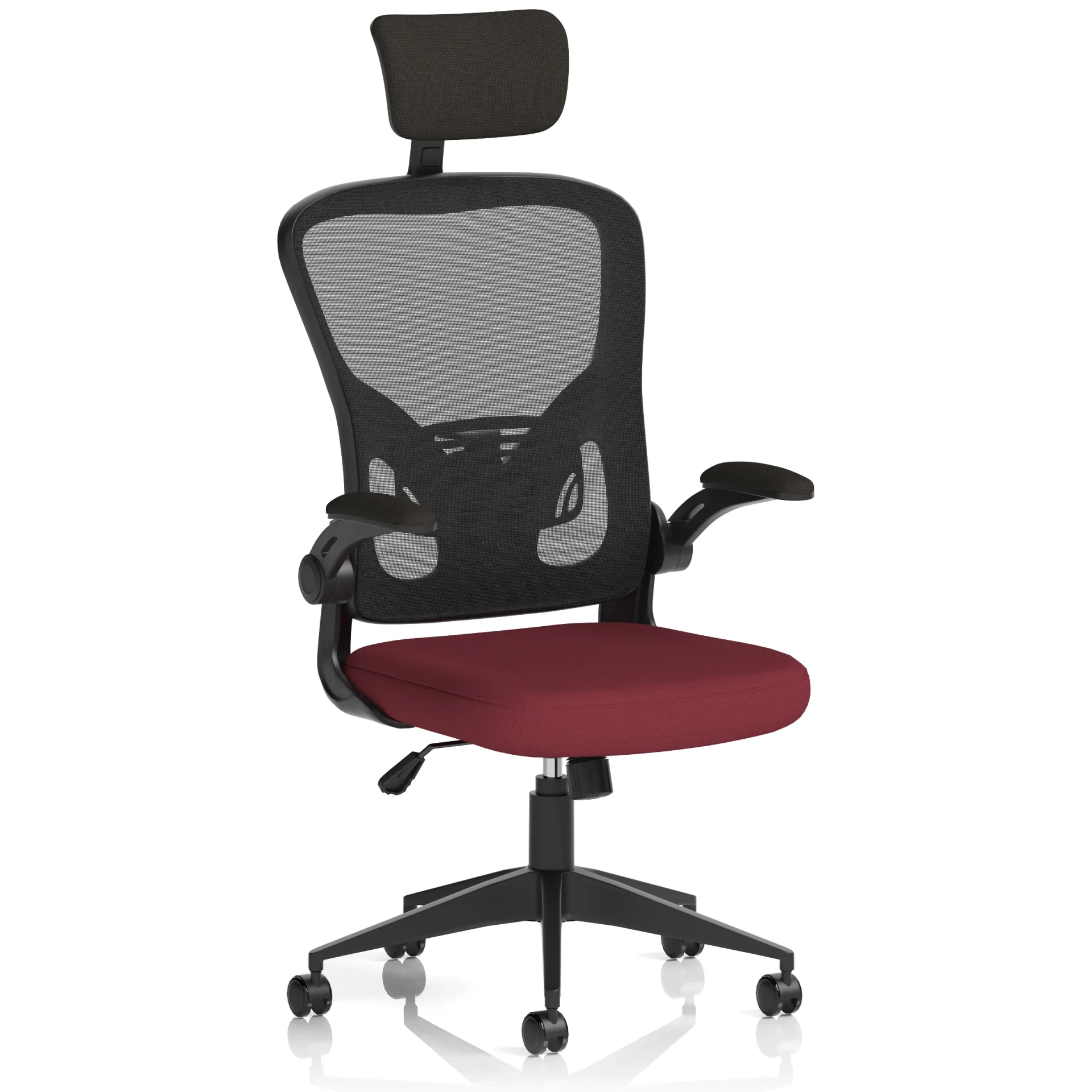 Ace High Back Mesh Executive Office Chair with Folding Arms