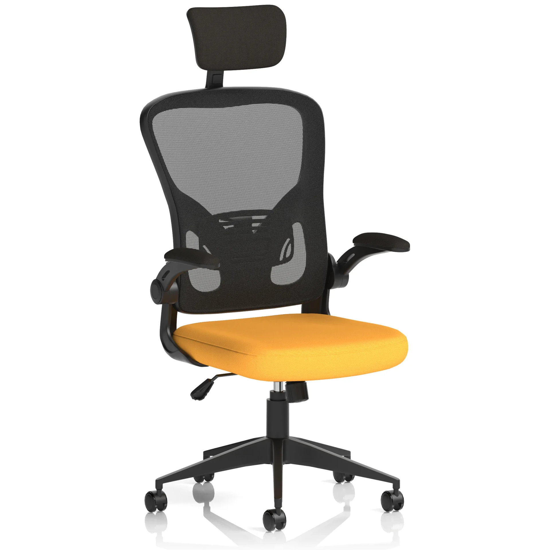 Ace High Back Mesh Executive Office Chair with Folding Arms