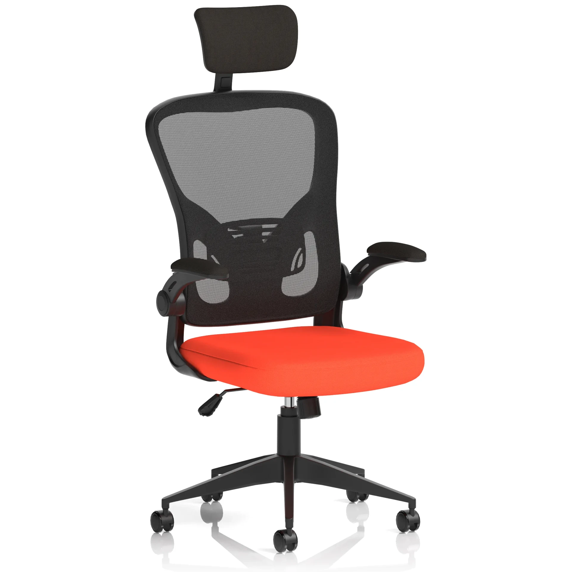 Ace High Back Mesh Executive Office Chair with Folding Arms