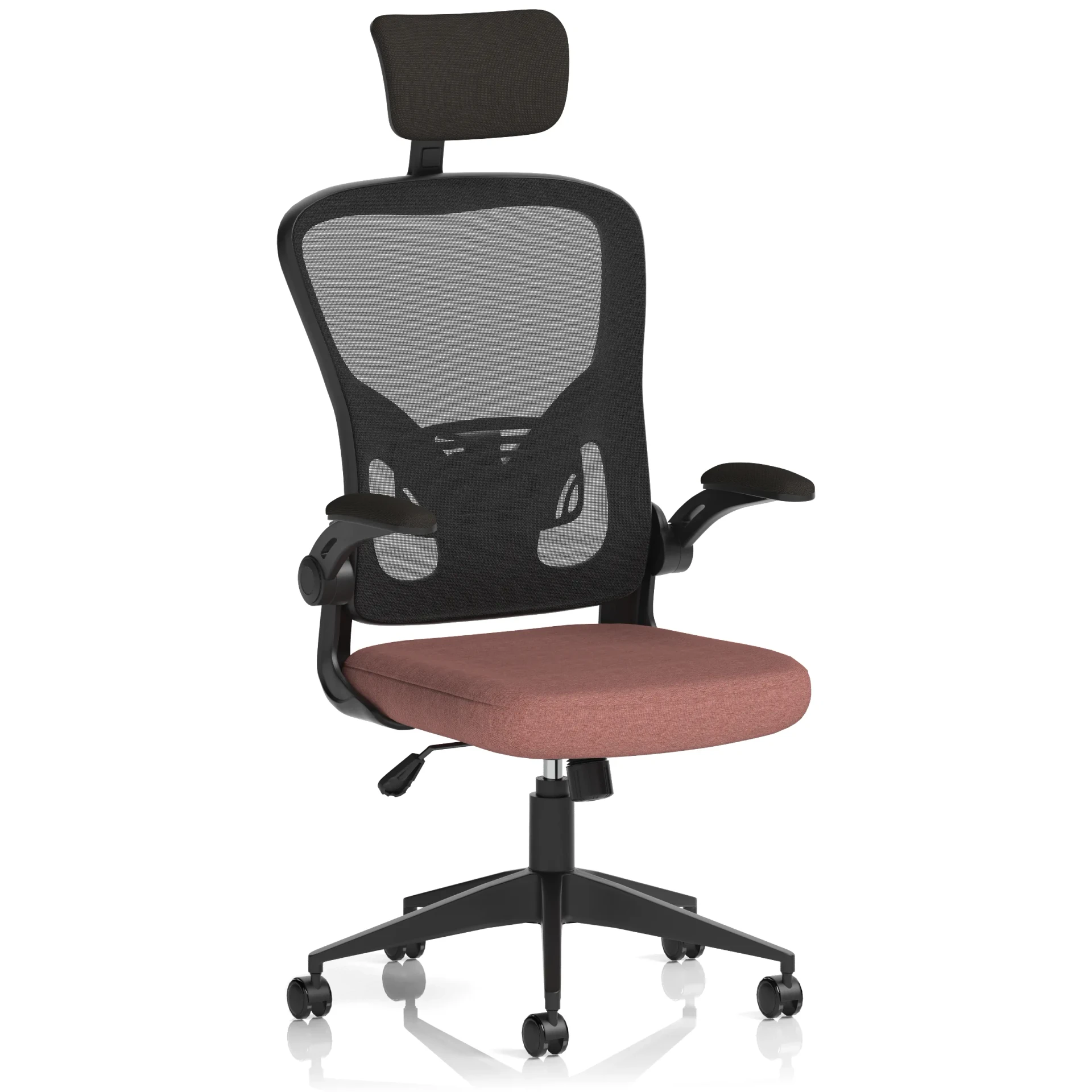Ace High Back Mesh Executive Office Chair with Folding Arms