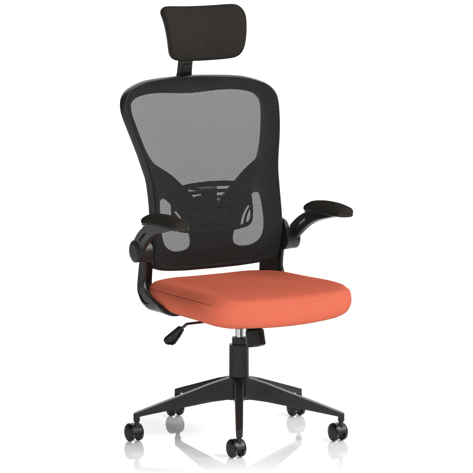 Ace High Back Mesh Executive Office Chair with Folding Arms
