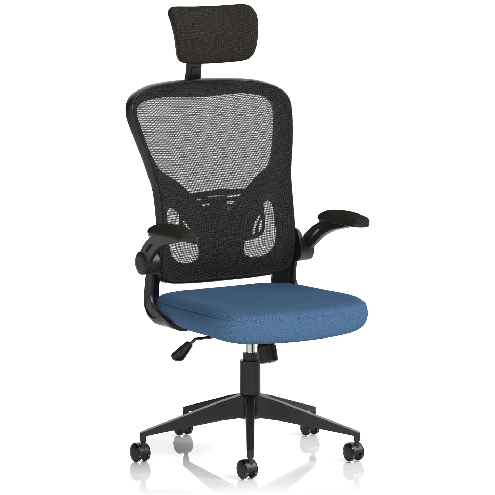 Ace High Back Mesh Executive Office Chair with Folding Arms