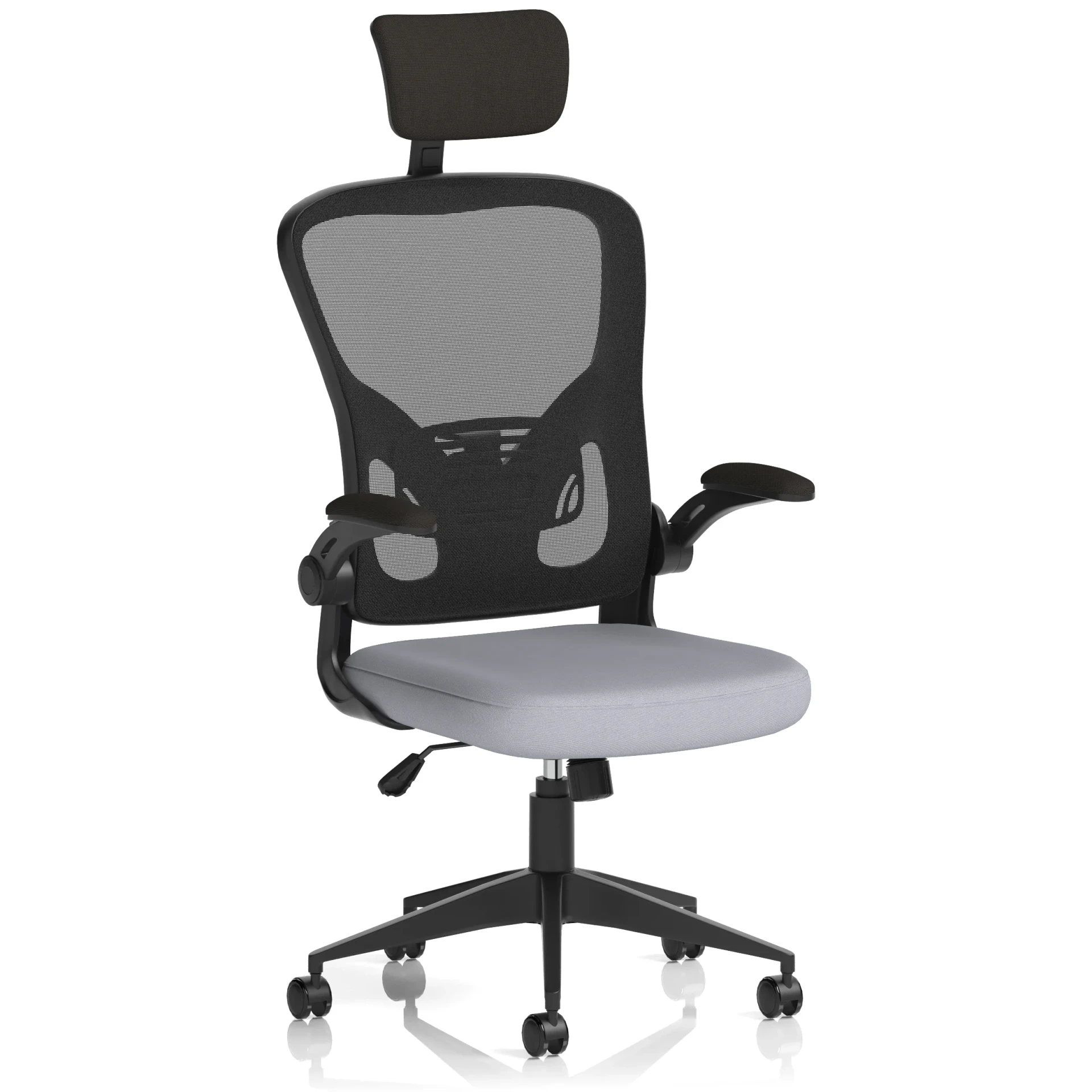 Ace High Back Mesh Executive Office Chair with Folding Arms