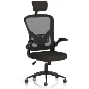 Ace High Back Mesh Executive Office Chair with Folding Arms