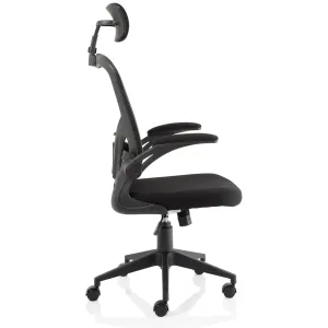 Ace High Back Mesh Executive Office Chair with Folding Arms